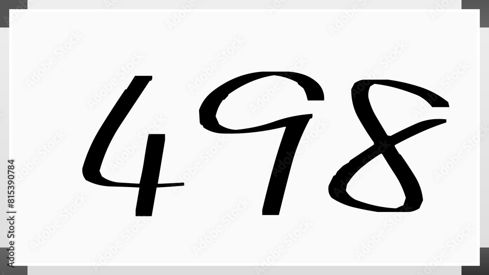 498年のホワイトボード風イラスト 498年のホワイトボード風イラスト