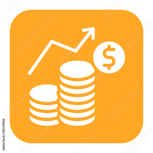 Inflation icon vector image. Can be used for Trading.