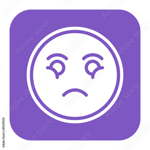 Fear icon vector image. Can be used for Psychology.