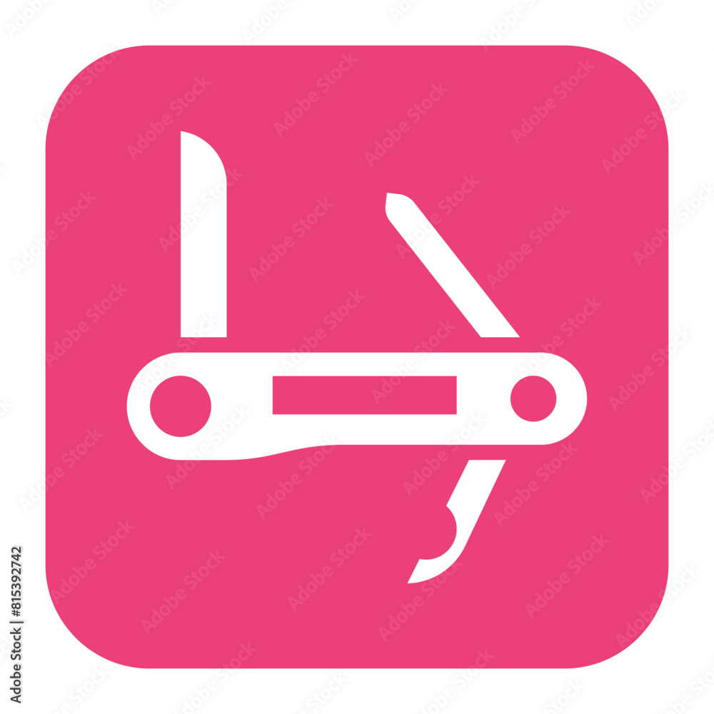 Swiss Army knife icon vector image. Can be used for Trekking. Swiss Army knife icon vector image. Can be used for Trekking.