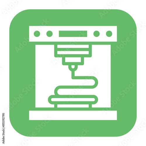 3d Printer icon vector image. Can be used for Printing.