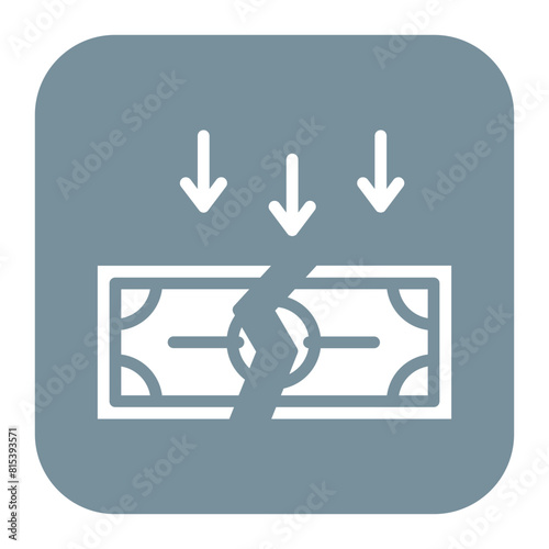 Bankruptcy icon vector image. Can be used for Homeless.