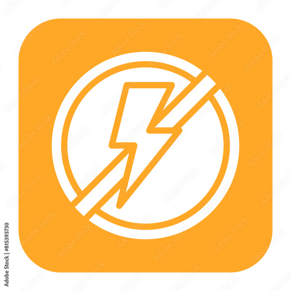 No Electricity icon vector image. Can be used for Homeless. No Electricity icon vector image. Can be used for Homeless.