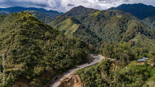 A mountain pass in the highlands of Papua New Guinea.