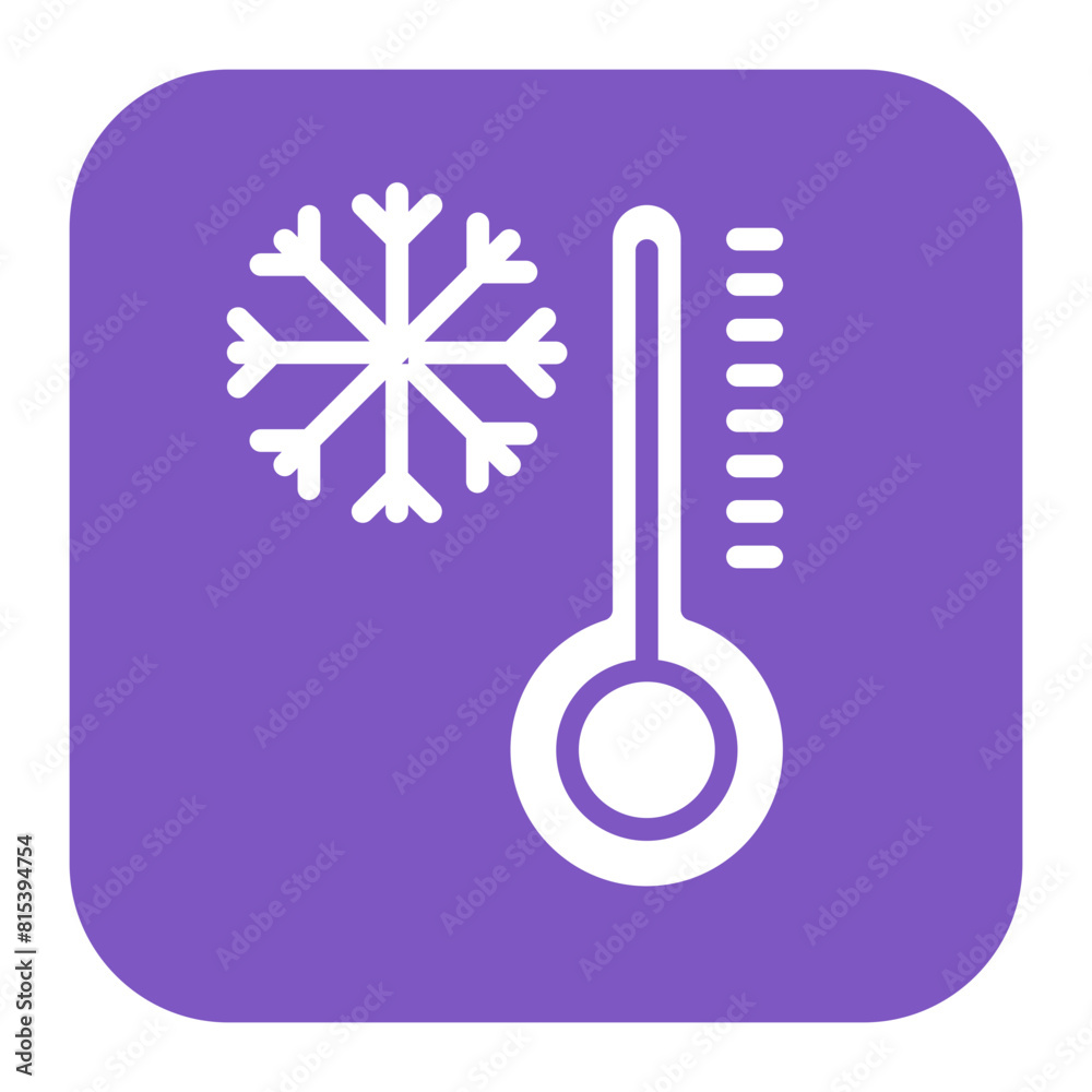 Temperature icon vector image. Can be used for Ski Resort.