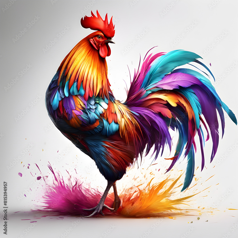 Fototapeta premium chicken beautiful chicken picture beautiful chicken