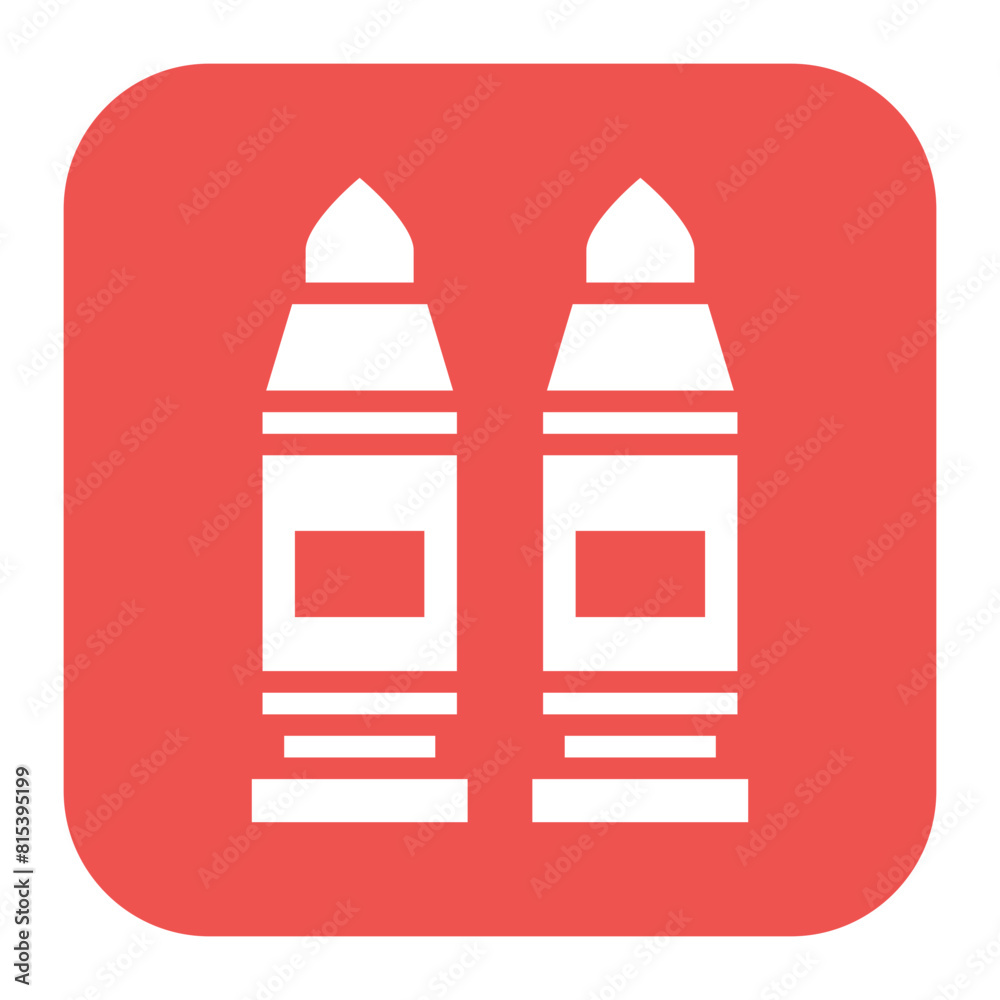 Bullets icon vector image. Can be used for Shooting. Bullets icon vector image. Can be used for Shooting.