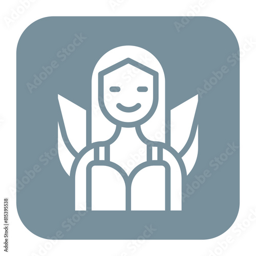 Fairy icon vector image. Can be used for Fairytale.
