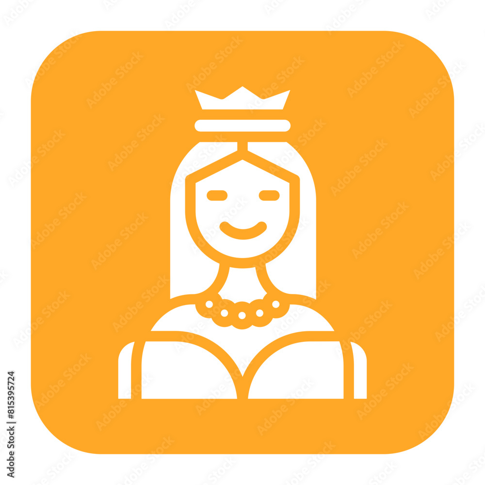 Princess icon vector image. Can be used for Fairytale. Princess icon vector image. Can be used for Fairytale.