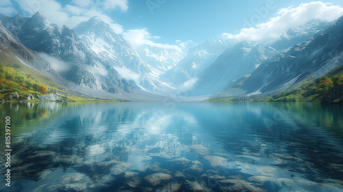 lake in the mountains