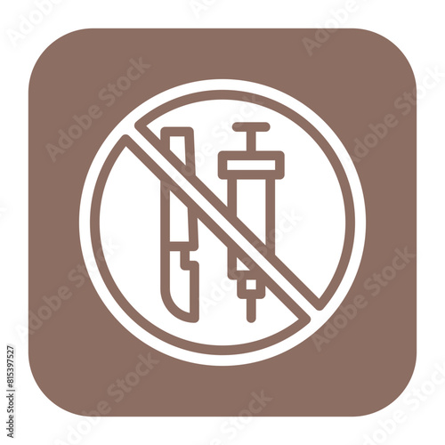 Plastic Surgery Addiction icon vector image. Can be used for Addiction.