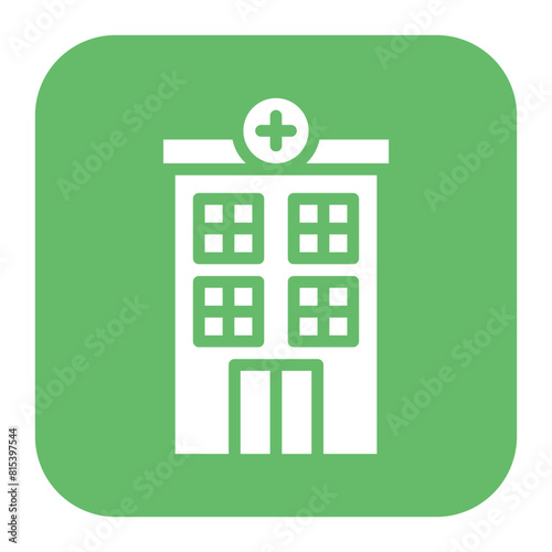 Rehab Clinic icon vector image. Can be used for Addiction.