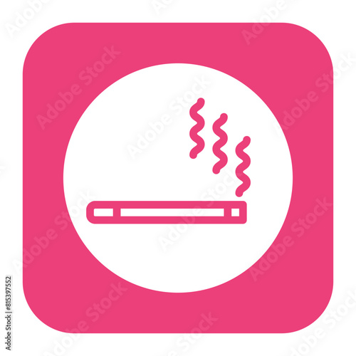Smoking icon vector image. Can be used for Addiction.