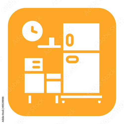 Pantry icon vector image. Can be used for Coworking Space.