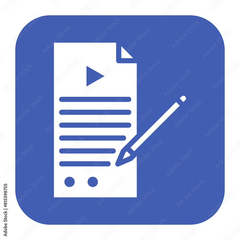 Content icon vector image. Can be used for Video Blog. Content icon vector image. Can be used for Video Blog.