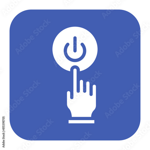Activation icon vector image. Can be used for Video Blog.