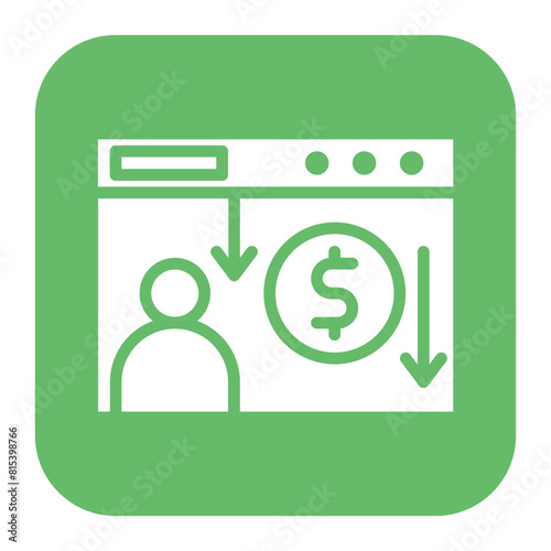 Cost Per Lead icon vector image. Can be used for Video Blog.