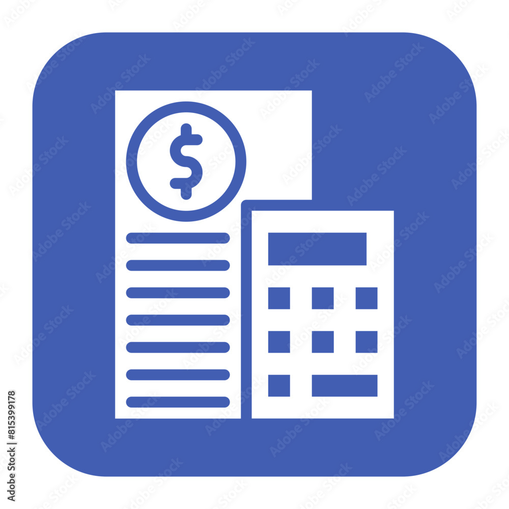 Bookkeeping icon vector image. Can be used for Credit And Loan.
