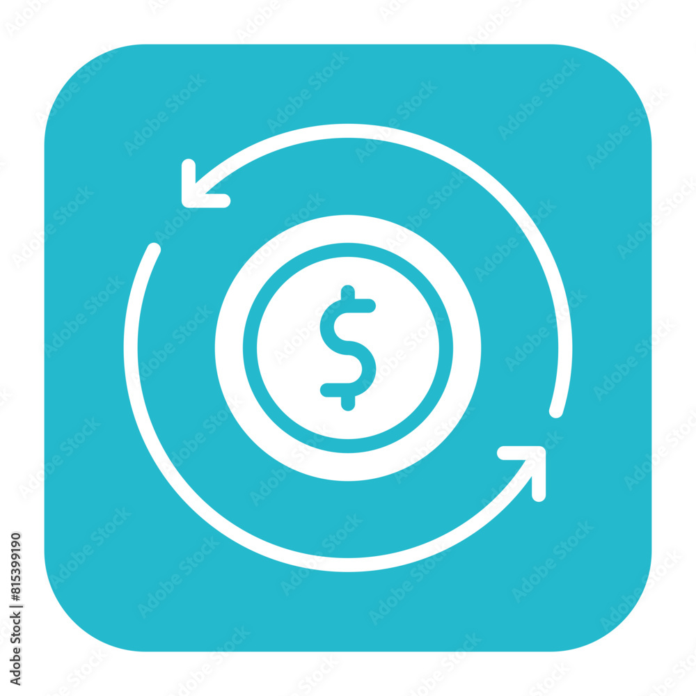 Cash Flow icon vector image. Can be used for Credit And Loan. Cash Flow icon vector image. Can be used for Credit And Loan.