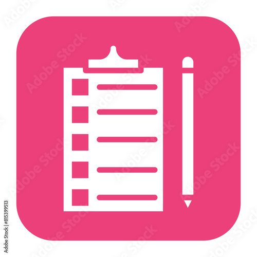 Orders List icon vector image. Can be used for Bar.