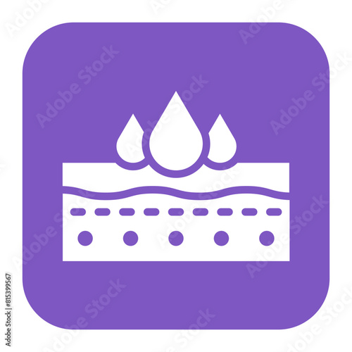 Absorption icon vector image. Can be used for Cosmetology.