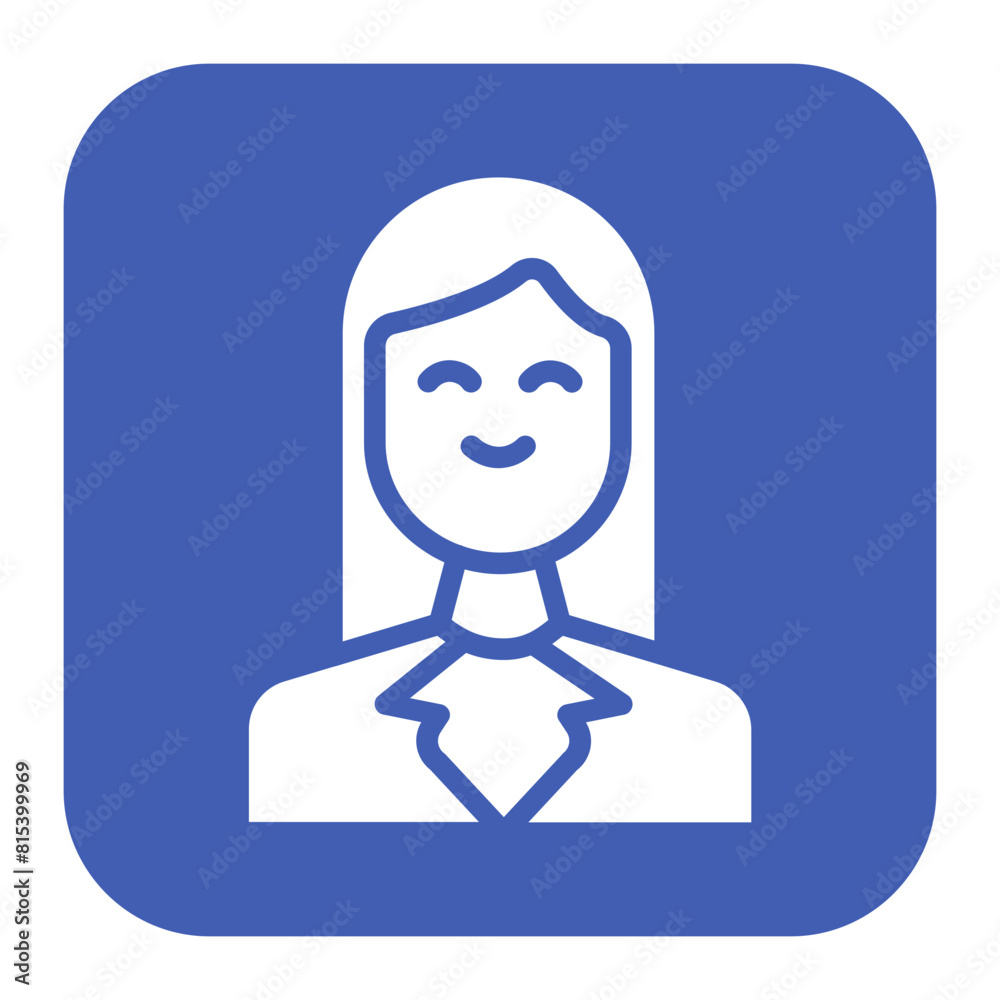 Assistant Woman icon vector image. Can be used for Crime Investigation. Assistant Woman icon vector image. Can be used for Crime Investigation.