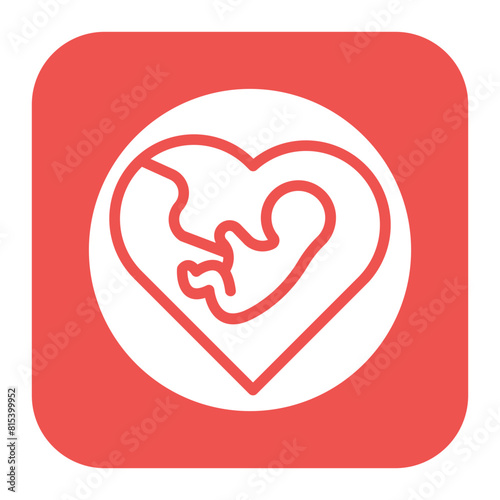 Pregnancy icon vector image. Can be used for Maternity.