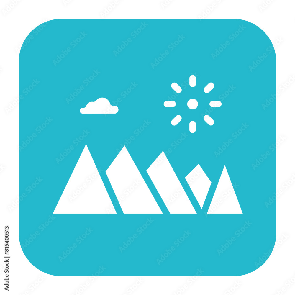 Hill icon vector image. Can be used for Geography. Hill icon vector image. Can be used for Geography.