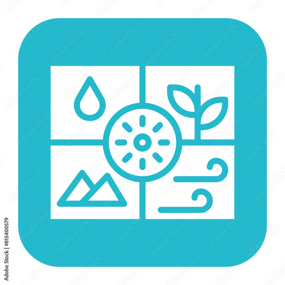 Natural Resources icon vector image. Can be used for Geography.