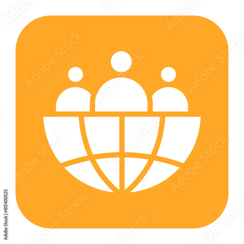 Human Geography icon vector image. Can be used for Geography.
