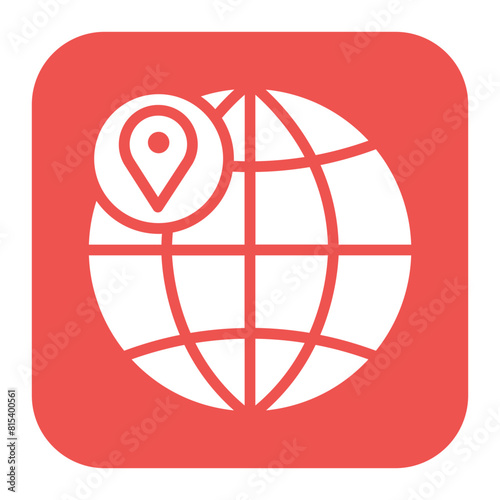 Longitude icon vector image. Can be used for Geography.