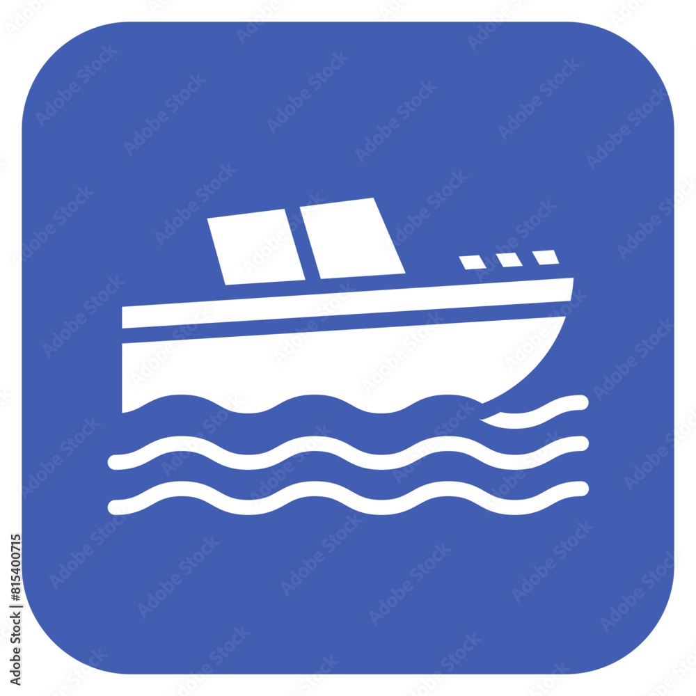 Boat icon vector image. Can be used for Archeology.