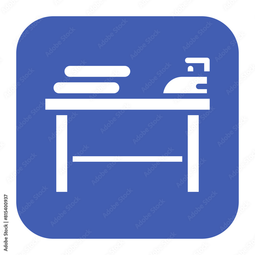 Iron Table icon vector image. Can be used for Laundry. Iron Table icon vector image. Can be used for Laundry.