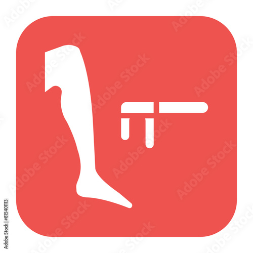 Depilation icon vector image. Can be used for Dermatology.