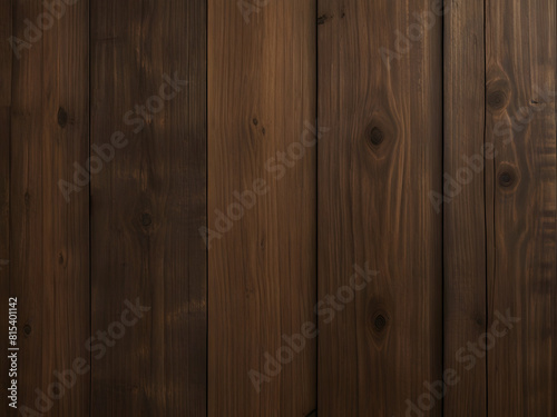 Rough brown wooden plank wall background with a natural grain texture