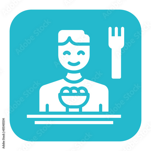 Eating Assistance icon vector image. Can be used for Home Services.