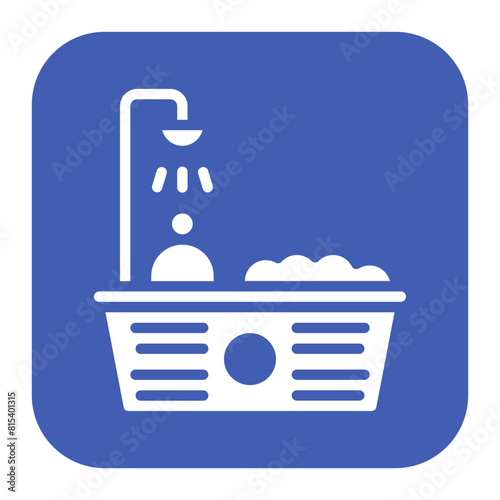 Bathing Assistance icon vector image. Can be used for Home Services.