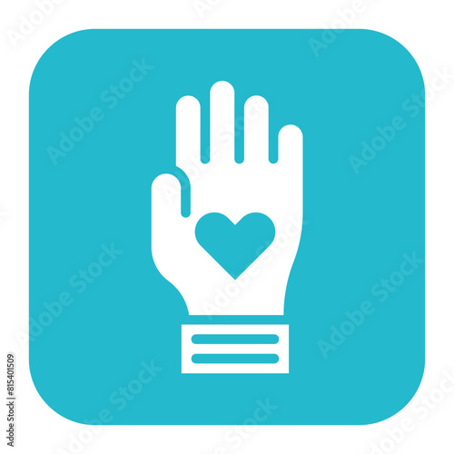 Charity icon vector image. Can be used for Human Rights.