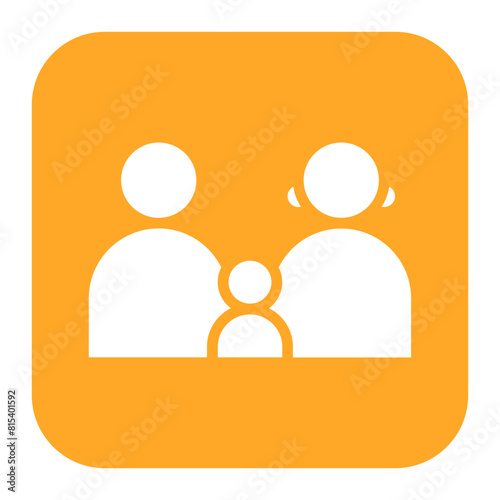 Family icon vector image. Can be used for Human Rights.