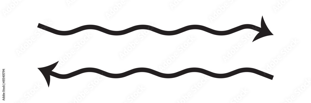 Wave Arrow. Down Wavy Curve Curvy Point Pointer Path Navigation Icon Black White Shape Vector Clipart Graphic Illustration Artwork on white background in eps 10. Wave Arrow. Down Wavy Curve Curvy Point Pointer Path Navigation Icon Black White Shape Vector Clipart Graphic Illustration Artwork on white background in eps 10.