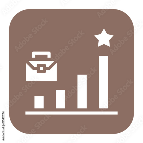 Career Growth icon vector image. Can be used for Human Resource.