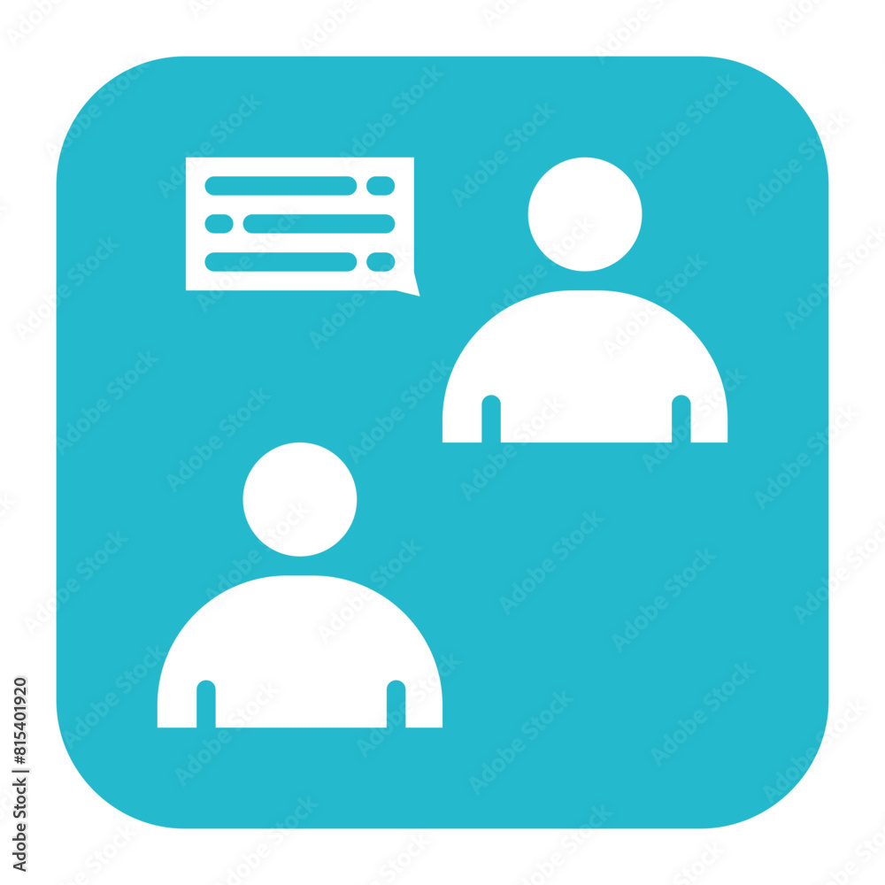 Interview icon vector image. Can be used for Human Resource. Interview icon vector image. Can be used for Human Resource.