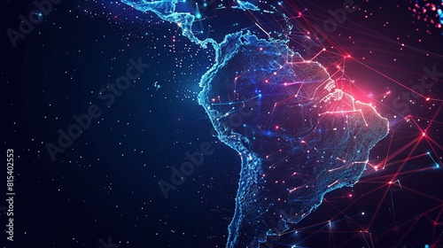 Connectivity and Cyber Technology: Digital Map of South America