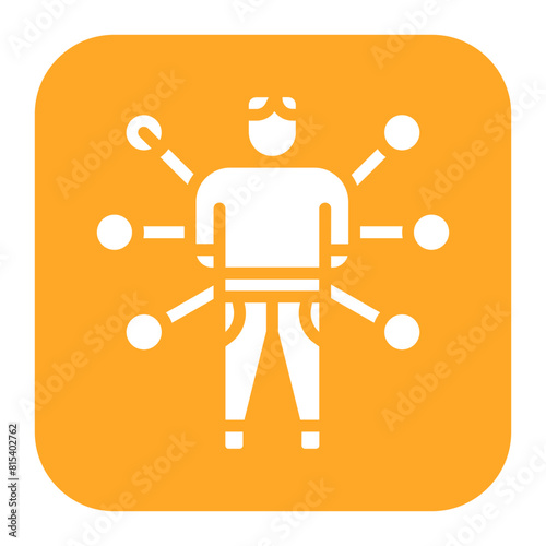 Skillset icon vector image. Can be used for Staff Management.