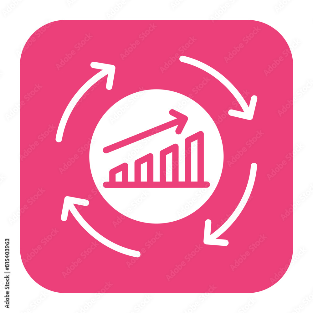 Continuous Improvement icon vector image. Can be used for Core Values. Continuous Improvement icon vector image. Can be used for Core Values.