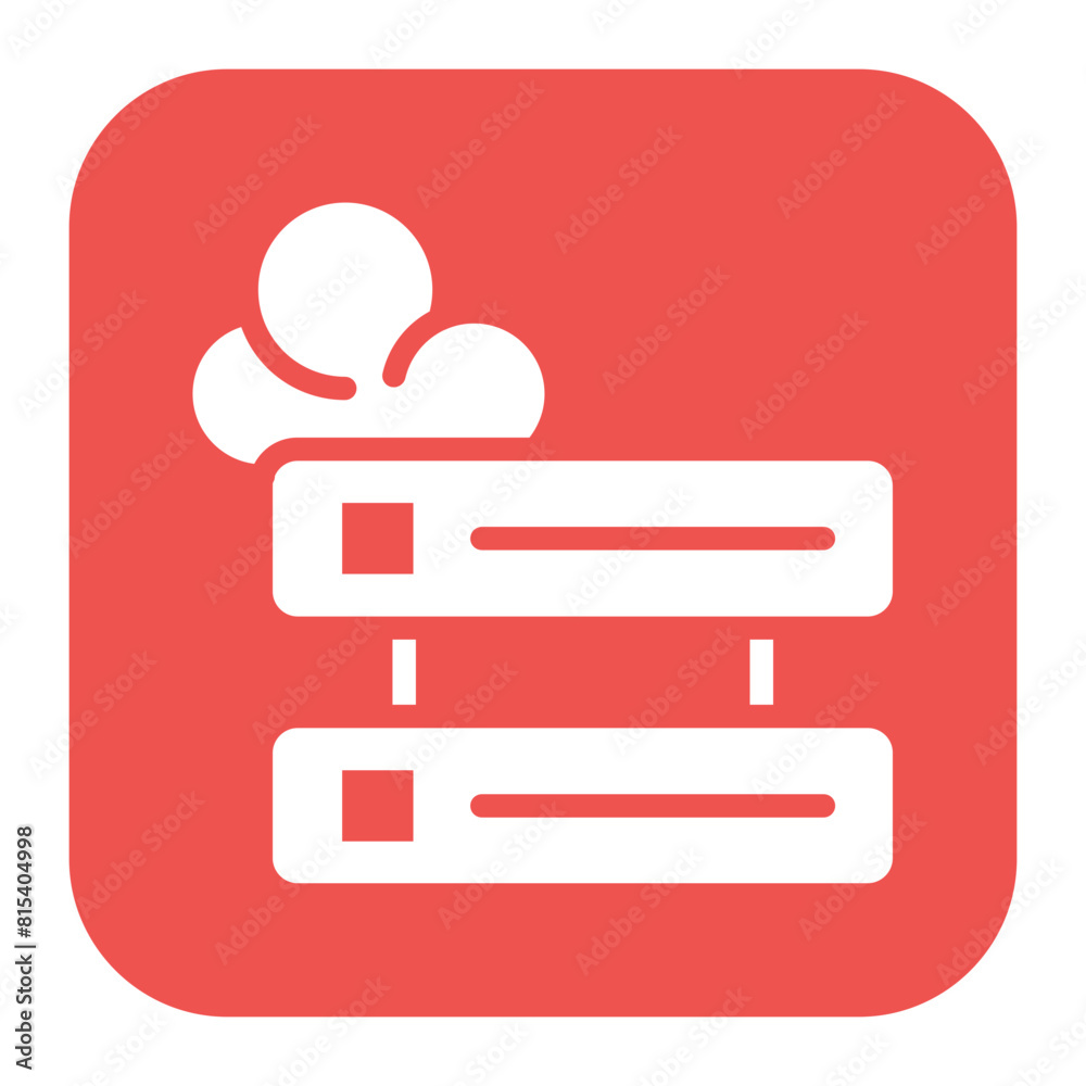 Cloud Storage icon vector image. Can be used for Remote Working. Cloud Storage icon vector image. Can be used for Remote Working.