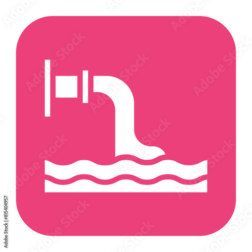 Sewage System icon vector image. Can be used for Public Utilities.