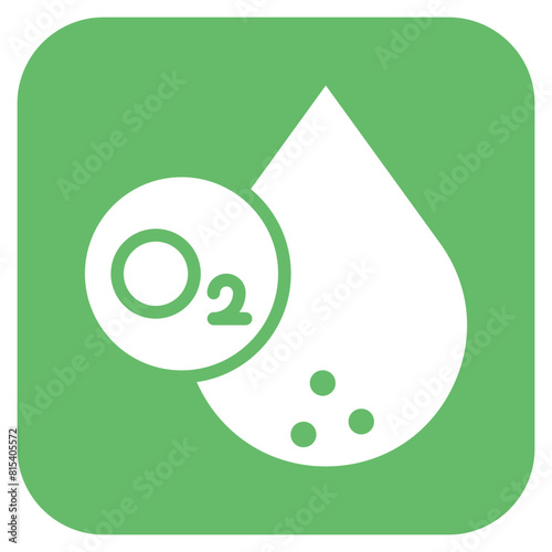 Blood Oxygen Level icon vector image. Can be used for Cardiology.