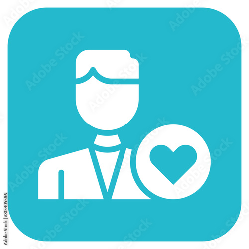Cardiologist icon vector image. Can be used for Cardiology.