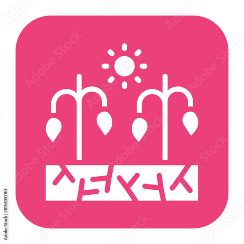 Dry Soil icon vector image. Can be used for Water Crisis.